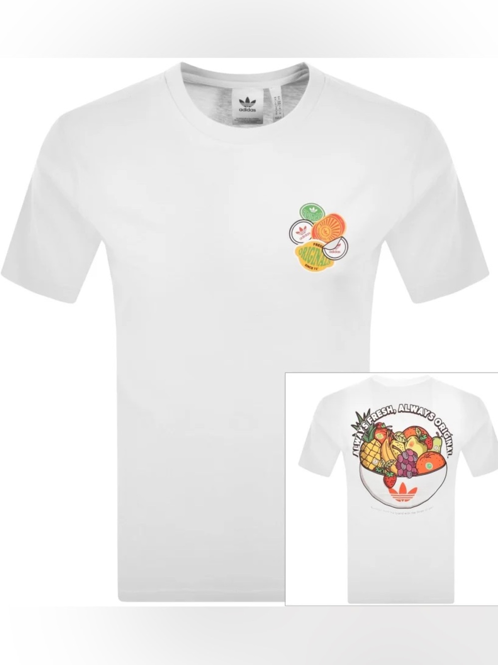 Adidas Kids' Fruit Bowl Always Fresh Graphic T-Shirt